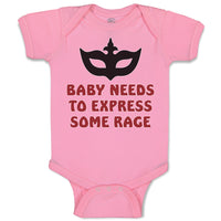 Baby Clothes Baby Needs to Express Some Rage Baby Bodysuits Boy & Girl Cotton