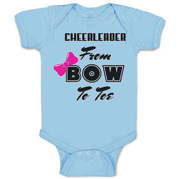 Baby Clothes Cheerleader from Bow to Toe Baby Bodysuits Boy & Girl Cotton