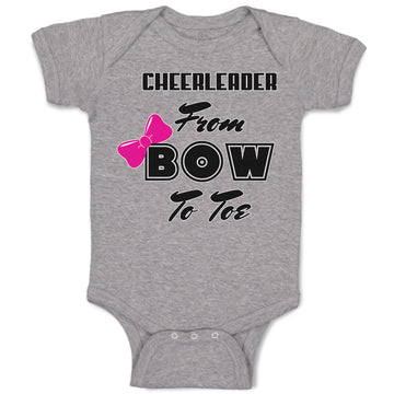 Baby Clothes Cheerleader from Bow to Toe Baby Bodysuits Boy & Girl Cotton