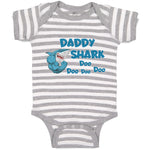 Baby Clothes Daddy Shark Doo Doo Doo Doo Baby Bodysuits Boy & Girl Cotton