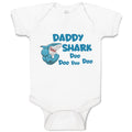Baby Clothes Daddy Shark Doo Doo Doo Doo Baby Bodysuits Boy & Girl Cotton