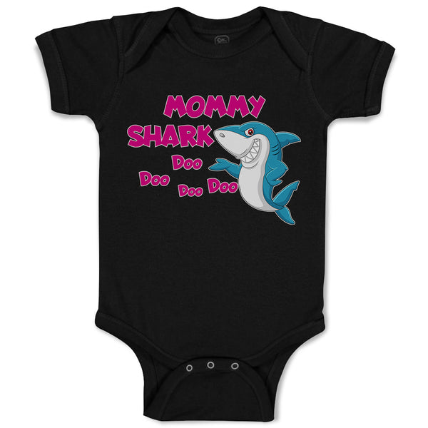 Baby Clothes Mommy Shark Doo Doo Doo Doo Baby Bodysuits Boy & Girl Cotton