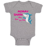 Baby Clothes Mommy Shark Doo Doo Doo Doo Baby Bodysuits Boy & Girl Cotton