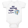 Baby Clothes Big Brother Shark Doo Doo Doo Doo Baby Bodysuits Boy & Girl Cotton