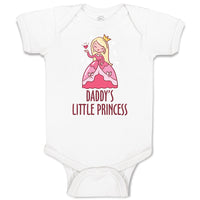 Baby Clothes Daddy's Little Princess Baby Bodysuits Boy & Girl Cotton