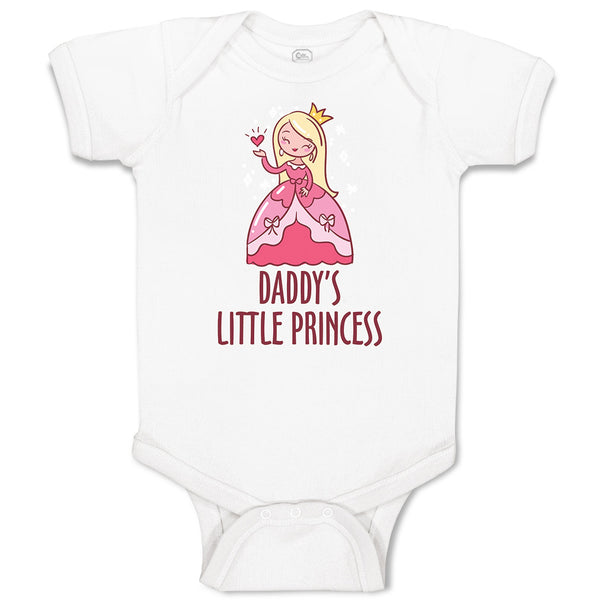 Baby Clothes Daddy's Little Princess Baby Bodysuits Boy & Girl Cotton