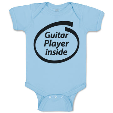 Baby Clothes Guitar Player Inside Baby Bodysuits Boy & Girl Cotton