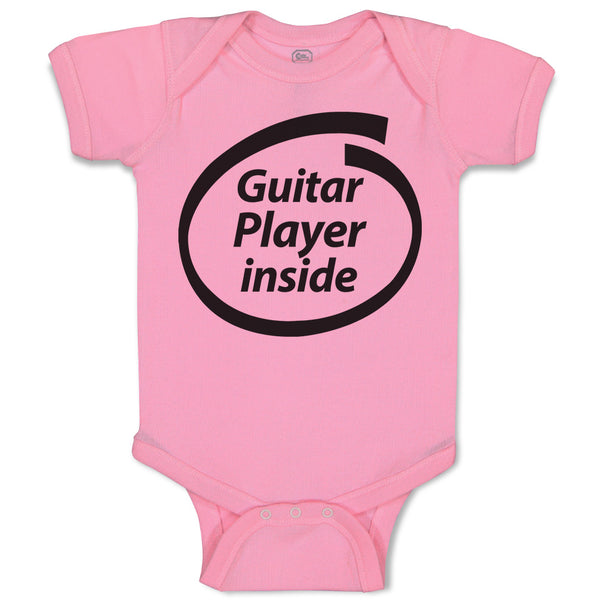Baby Clothes Guitar Player Inside Baby Bodysuits Boy & Girl Cotton