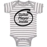 Baby Clothes Guitar Player Inside Baby Bodysuits Boy & Girl Cotton