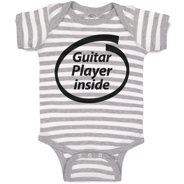 Baby Clothes Guitar Player Inside Baby Bodysuits Boy & Girl Cotton