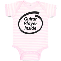 Baby Clothes Guitar Player Inside Baby Bodysuits Boy & Girl Cotton