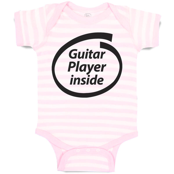 Baby Clothes Guitar Player Inside Baby Bodysuits Boy & Girl Cotton