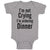 Baby Clothes I'M Not Crying I'M Ordering Dinner Baby Bodysuits Boy & Girl Cotton