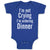 Baby Clothes I'M Not Crying I'M Ordering Dinner Baby Bodysuits Boy & Girl Cotton
