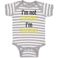 Baby Clothes I'M Not Staring I'M Pooping Baby Bodysuits Boy & Girl Cotton