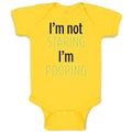 Baby Clothes I'M Not Staring I'M Pooping Baby Bodysuits Boy & Girl Cotton