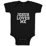 Baby Clothes Jesus Loves Me Baby Bodysuits Boy & Girl Newborn Clothes Cotton