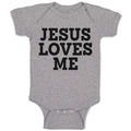 Baby Clothes Jesus Loves Me Baby Bodysuits Boy & Girl Newborn Clothes Cotton