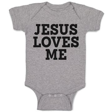 Baby Clothes Jesus Loves Me Baby Bodysuits Boy & Girl Newborn Clothes Cotton