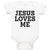 Baby Clothes Jesus Loves Me Baby Bodysuits Boy & Girl Newborn Clothes Cotton