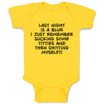 Baby Clothes Night Blur Remember Sucking Titties Shitting Myself!! Cotton