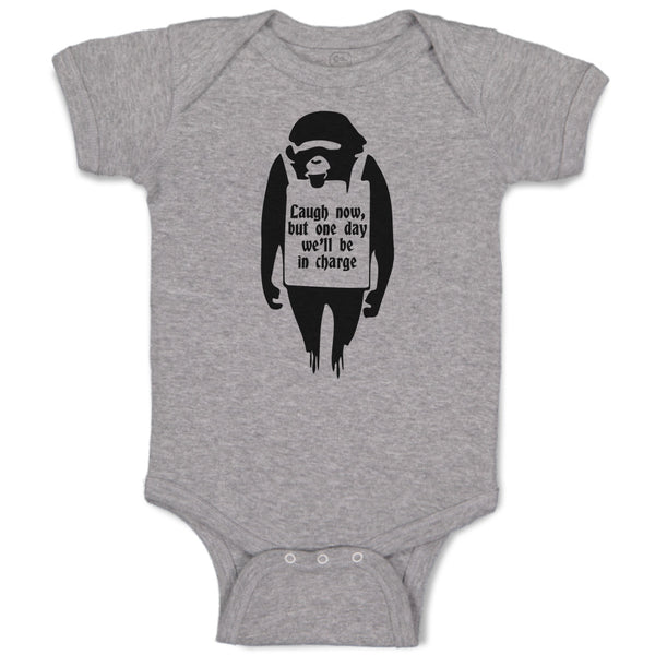 Baby Clothes Laugh Now, but 1 Day We'Ll Be in Charge Baby Bodysuits Cotton