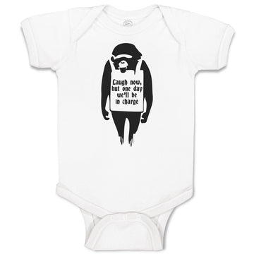 Baby Clothes Laugh Now, but 1 Day We'Ll Be in Charge Baby Bodysuits Cotton