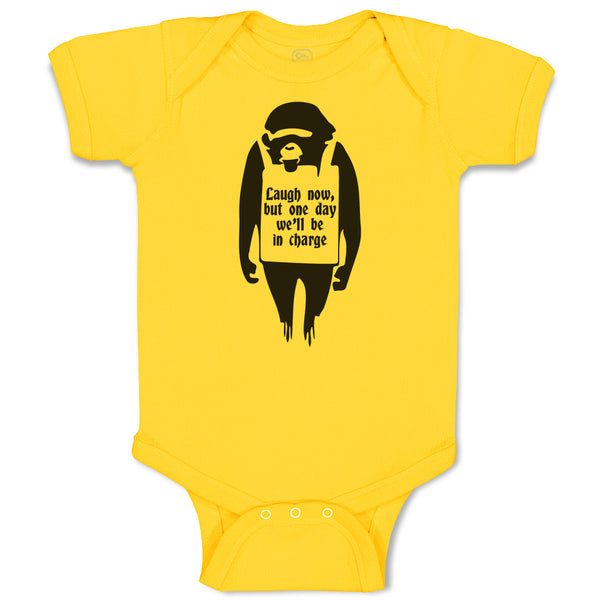 Baby Clothes Laugh Now, but 1 Day We'Ll Be in Charge Baby Bodysuits Cotton