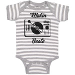 Baby Clothes Makin Beats Baby Bodysuits Boy & Girl Newborn Clothes Cotton