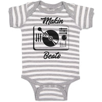 Baby Clothes Makin Beats Baby Bodysuits Boy & Girl Newborn Clothes Cotton