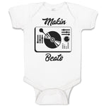 Baby Clothes Makin Beats Baby Bodysuits Boy & Girl Newborn Clothes Cotton