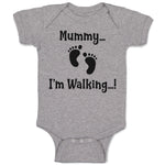 Baby Clothes Mummy I'M Walking Baby Bodysuits Boy & Girl Newborn Clothes Cotton