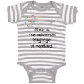Baby Clothes Music Is The Universal Language of Mankind. Baby Bodysuits Cotton
