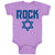 Baby Clothes Rock Symbol with Star Baby Bodysuits Boy & Girl Cotton