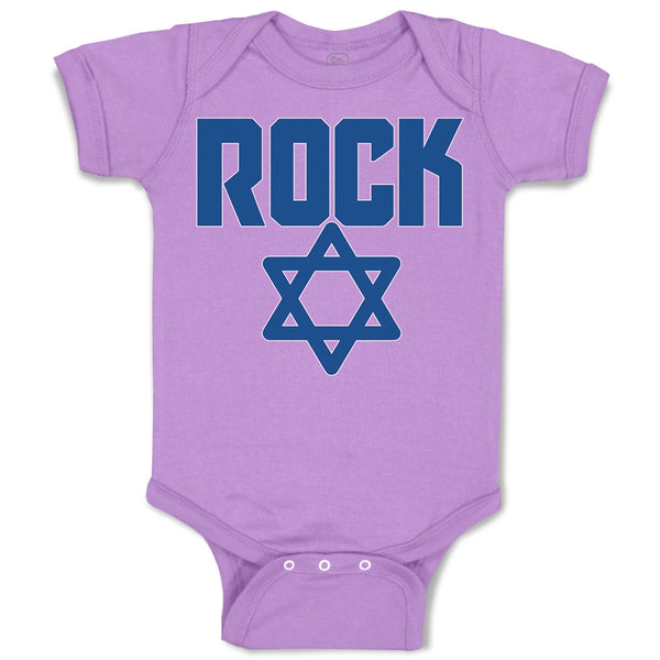 Baby Clothes Rock Symbol with Star Baby Bodysuits Boy & Girl Cotton