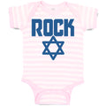 Baby Clothes Rock Symbol with Star Baby Bodysuits Boy & Girl Cotton