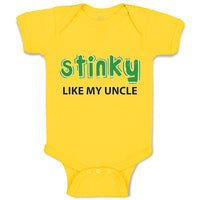 Baby Clothes Stinky like My Uncle Baby Bodysuits Boy & Girl Cotton