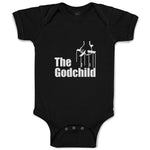 Baby Clothes The Godchild with Cross on Hand Holding Baby Bodysuits Cotton