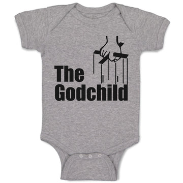 Baby Clothes The Godchild with Cross on Hand Holding Baby Bodysuits Cotton