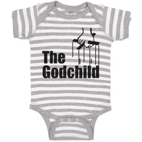 Baby Clothes The Godchild with Cross on Hand Holding Baby Bodysuits Cotton