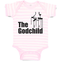 Baby Clothes The Godchild with Cross on Hand Holding Baby Bodysuits Cotton