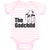 Baby Clothes The Godchild with Cross on Hand Holding Baby Bodysuits Cotton