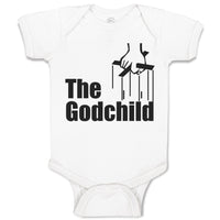 Baby Clothes The Godchild with Cross on Hand Holding Baby Bodysuits Cotton