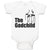 Baby Clothes The Godchild with Cross on Hand Holding Baby Bodysuits Cotton