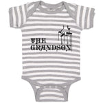 Baby Clothes The Grandson with Cross on Hand Holding Baby Bodysuits Cotton