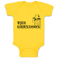 Baby Clothes The Grandson with Cross on Hand Holding Baby Bodysuits Cotton