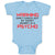 Baby Clothes Warning Don'T Check out My Daddy Mummy Is A Psycho Baby Bodysuits