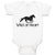 Baby Clothes Wild at Heart An Silhouette Horse Running Baby Bodysuits Cotton