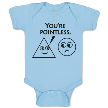 Baby Clothes You'Re Pointlesss. Baby Bodysuits Boy & Girl Newborn Clothes Cotton