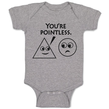 Baby Clothes You'Re Pointlesss. Baby Bodysuits Boy & Girl Newborn Clothes Cotton